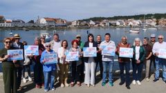 O acto do BNG celebrado onte na Illa de Arousa.