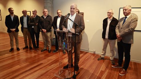 Inauguracin en el Kiosco Alfonso de la exposicin Seica na Corua