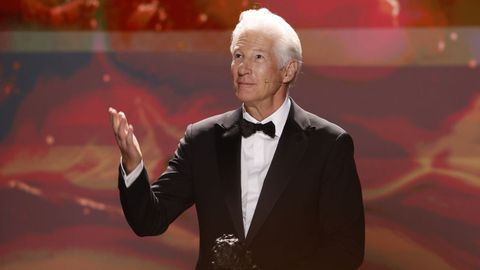 Richard Gere, al recoger el Goya Internacional