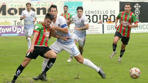 Partido de Tercera Federacin entre el Boiro y el Racing Villalbs