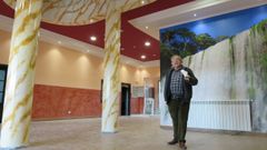 Julio Cortias, en el edificio del Malvarn que acondicionaron para viviendas tuteladas