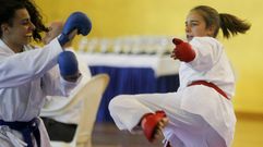 El encuentro de k�rate entre Galicia y Portugal se celebr� en Esteiro