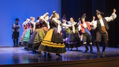 Un instante da festa do s&aacute;bado no auditorio vimianc&eacute;s