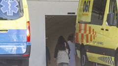 El herido fue atendido por una ambulancia y trasladado.