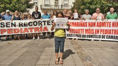 Concentraci�n en Camari�as contra los recortes en pediatr�a