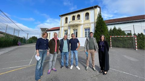 Finalizan las obras de mejora de la escuela de Faes, en Valdesoto