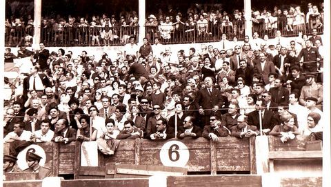 En los toros en 1963