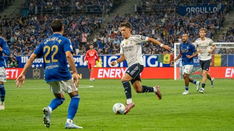 Las mejores im�genes del Real Oviedo ante el Real Madrid