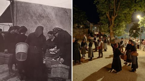 Fotograf�a de Jos� Su�rez y recreaci�n en Allariz