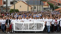 Manifestaci�n en Carballo en apoyo a Jos� Mato. 