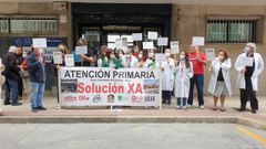 La comisi�n de Atenci�n Primaria de A Coru�a se concentro la semana pasada ante el ambulatorio de San Jos�