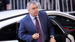 Llegada de Santos Cerdn esta maana al Supremo a las 9.49 horas y en la que no hizo ningn tipo de declaracin 