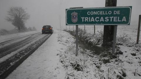 Nieve en la monta�a lucense