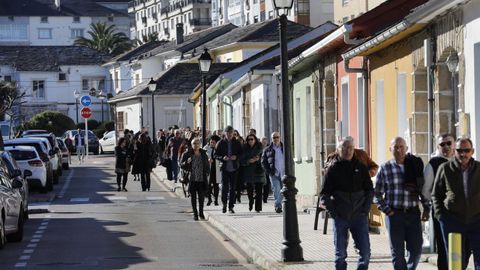 Viviendas del poblado marinero de O Portelo, en Burela