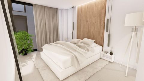 Uno de los dormitorios del futuro edificio en Virxe do Cami�o