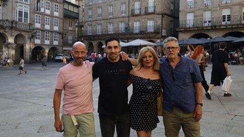 Francisco Prez, Alberto Vzquez, Elvira Cidre y Emilio Estvez
