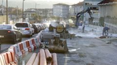 Las obras en el H�rreo han desviado parte del tr�fico de esta calle hacia itinerarios alternativos