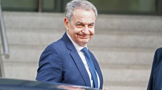 Rodr�guez Zapatero saliendo de prestar declaraci�n