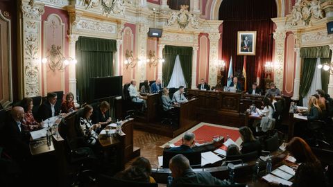 Pleno de la corporacin municipal del Concello de Ourense