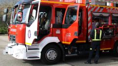 En el operativo participaron los bomberos de Valdeorras