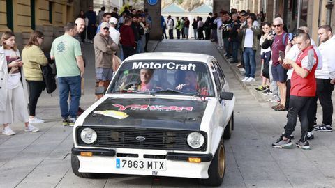 Ceremonia de salida del Rallye Rías Altas Histórico
