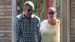 Isabel Pantoja, muy seria en su salida de la c�rcel para otro permiso